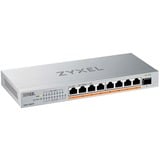 Zyxel XMG-108 Non gestito 2.5G Ethernet (100/1000/2500) Argento, Interruttore Non gestito, 2.5G Ethernet (100/1000/2500), Montabile a parete