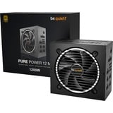 be quiet! PURE POWER 12 M | 1200W alimentatore per computer 20+4 pin ATX ATX Nero, Alimentatore PC Nero, 1200 W, 100 - 240 V, 1250 W, 50/60 Hz, 15 - 7.5 A, 120 W