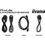 iiyama LH4360UHS-B2AG Nero (opaco)