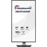 iiyama ProGraphic HB2701UHSNP-B1, Monitor LED Nero (opaco)