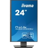 iiyama ProLite XUB2495WSU-B7 Monitor PC 61,2 cm (24.1") 1920 x 1200 Pixel 4K Ultra HD LED Nero, Monitor LED Nero (opaco), 61,2 cm (24.1"), 1920 x 1200 Pixel, 4K Ultra HD, LED, 4 ms, Nero
