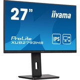 iiyama XUB2793HS-B7, Monitor LED Nero (opaco)