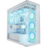 ARCTIC Xtender VG White (Clear Glass) Midi Tower Bianco, Chassis Tower bianco, Midi Tower, PC, Bianco, EATX, Metallo, Vetro temperato, Gaming