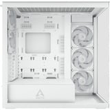 ARCTIC Xtender VG White (Clear Glass) Midi Tower Bianco, Chassis Tower bianco, Midi Tower, PC, Bianco, EATX, Metallo, Vetro temperato, Gaming