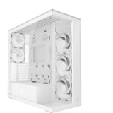 ARCTIC Xtender VG (White) Midi Tower Bianco, Chassis Tower bianco, Midi Tower, PC, Bianco, EATX, Metallo, Vetro temperato, Gaming
