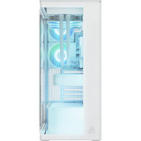 ARCTIC Xtender VG (White) Midi Tower Bianco, Chassis Tower bianco, Midi Tower, PC, Bianco, EATX, Metallo, Vetro temperato, Gaming