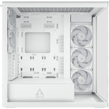 ARCTIC Xtender VG (White) Midi Tower Bianco, Chassis Tower bianco, Midi Tower, PC, Bianco, EATX, Metallo, Vetro temperato, Gaming