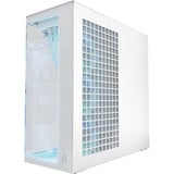 ARCTIC Xtender VG (White) Midi Tower Bianco, Chassis Tower bianco, Midi Tower, PC, Bianco, EATX, Metallo, Vetro temperato, Gaming