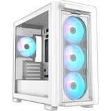 ASUS A23 PLUS TG ARGB WHITE Bianco, Chassis Tower bianco, PC, Bianco, micro ATX, Mini-ITX, Multi, 16,5 cm, 38 cm