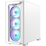 ASUS A23 PLUS TG ARGB WHITE Micro Tower Bianco, Chassis Tower bianco, Micro Tower, PC, Bianco, micro ATX, Mini-ITX, Gaming, Multi
