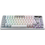 ASUS ROG Azoth White tastiera Gaming USB + RF Wireless + Bluetooth QWERTZ Tedesco Bianco, Tastiera da gioco bianco, Con cavo e senza cavo, USB + RF Wireless + Bluetooth, Interruttore a chiave meccanica, QWERTZ, LED RGB, Bianco
