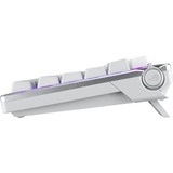 ASUS ROG Azoth White tastiera Gaming USB + RF Wireless + Bluetooth QWERTZ Tedesco Bianco, Tastiera da gioco bianco, Con cavo e senza cavo, USB + RF Wireless + Bluetooth, Interruttore a chiave meccanica, QWERTZ, LED RGB, Bianco