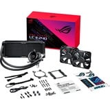 ASUS ROG STRIX LC II 240 Processore Raffreddatore di liquidi tutto in uno 12 cm Nero, Raffreddamento ad acqua Nero, Raffreddatore di liquidi tutto in uno, 12 cm, 137,5 m³/h, Nero