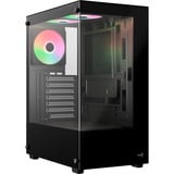Aerocool Pivot Midi Tower Nero, Chassis Tower Nero, Midi Tower, PC, Nero, ATX, micro ATX, Mini-ITX, SPCC, Acciaio, Gaming