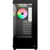 Aerocool Pivot Midi Tower Nero, Chassis Tower Nero, Midi Tower, PC, Nero, ATX, micro ATX, Mini-ITX, SPCC, Acciaio, Gaming