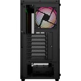 Aerocool Pivot Midi Tower Nero, Chassis Tower Nero, Midi Tower, PC, Nero, ATX, micro ATX, Mini-ITX, SPCC, Acciaio, Gaming