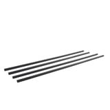 Alphacool Alpha Schlauch AlphaTube TPV 12,7/7,6 - 4x60cm Gerade Nero