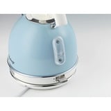Ariete 2877 Bollitore elettrico 1,7 Litri di Design - Infusi, tè e tisane - Autospegnimento - 2000 Watt - Acciaio Inox - Linea Vintage - Celeste celeste, 7 Litri di Design - Infusi, tè e tisane - Autospegnimento - 2000 Watt - Acciaio Inox - Linea Vintage - Celeste, 1,7 L, 2000 W, Azzurro, Indicatore del livello dell'acqua, Senza filo, Filtro