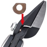 BESSEY ERDI Ideal-Schere D39ASS, Lattina Nero/Rosso