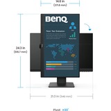 BenQ BL2486TC, Monitor LED Nero