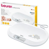 Beurer BY 90 Bilancia per neonati con superficie di pesatura curva, Bilance neonati bianco