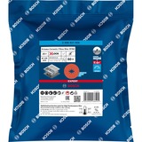 Bosch 2 608 621 826 accessorio per smerigliatrice Disco di macinatura, Mola abrasiva Disco di macinatura, Lama in acciaio inox(sottile), Acciaio, 12,5 cm, Bosch, Centro piatto, 2,22 cm