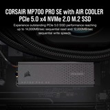 Corsair MP700 PRO SE con raffreddamento ad aria 4 TB, Disco a stato solido 