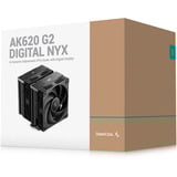 DeepCool AK620 G2 DIGITAL NYX, raffreddamento CPU  Nero