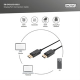 Digitus AK-340103-050-S, Cavo Nero
