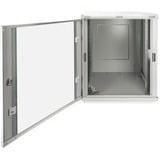 Digitus Alloggiamento a parete Serie Dynamic Basic - 600 x 450 mm (L x P), IT armadio grigio chiaro, Da parete, 16U, 60 kg, Lucchetti, Grigio