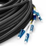 Digitus Cavo in fibra ottica Universal Breakout, duplex, connettore LC/UPC, monomodale OS2 Nero