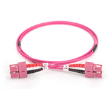 Digitus Cavo patch LWL, duplex, connettore SC > SC, multimodale OM4 viola