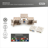 Digitus DN-91411-24, Patch Panel Nero