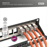 Digitus DN-91411-24, Patch Panel Nero