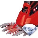 EINHELL Expert GE-CG 18 Li Solo - Tijera de césped inalámbrica (10 cm, 20 cm), color rojo rosso/Nero, 20 cm), color rojo