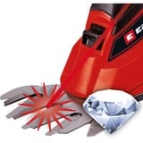 EINHELL Expert GE-CG 18 Li Solo - Tijera de césped inalámbrica (10 cm, 20 cm), color rojo, Forbici per erba rosso/Nero, 20 cm), color rojo