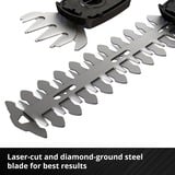 EINHELL Power X-Change Forbici a batteria per erba / cespugli GE-CG 18/100 Li T-Solo, 18 Volt, Forbici per erba rosso/Nero