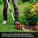 EINHELL Power X-Change Forbici a batteria per erba / cespugli GE-CG 18/100 Li T-Solo, 18 Volt, Forbici per erba rosso/Nero