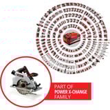 EINHELL TE-CS 18/190 Li BL - Solo, 4331210, Sega circolare rosso/Nero