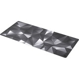 ENDORFY Crystal Black XL, Gioco mouse pad Nero/grigio