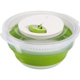 Emsa Basic centrifuga da insalata Verde Pulsante verde/trasparente, Pulsante, Verde, Polipropilene (PP), Elastomero Termoplastico (TPE), 4 L, Rotondo, 285 mm