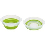 Emsa Basic centrifuga da insalata Verde Pulsante verde/trasparente, Pulsante, Verde, Polipropilene (PP), Elastomero Termoplastico (TPE), 4 L, Rotondo, 285 mm