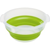 Emsa Basic centrifuga da insalata Verde Pulsante verde/trasparente, Pulsante, Verde, Polipropilene (PP), Elastomero Termoplastico (TPE), 4 L, Rotondo, 285 mm