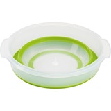 Emsa Basic centrifuga da insalata Verde Pulsante, Chiave verde/trasparente, Pulsante, Verde, Polipropilene (PP), Elastomero Termoplastico (TPE), 4 L, Rotondo, 285 mm