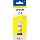 Epson 103 EcoTank Yellow ink bottle (WE) Giallo, Epson, Epson L5190 / L3156 / L3151 / L3150 / EcoTank L3110, 65 ml, Ad inchiostro, Indonesia