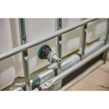 GARDENA Raccordo serbatoio Push IN, G 1" e G 3/4", Connettore Nero