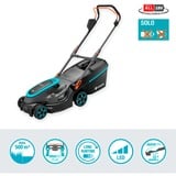 GARDENA Tosaerba a batteria PowerMax 37/36V P4A solo, 36Volt (2x18V), Rasaerba Nero/grigio