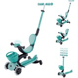 GLOBBER Go-Up Baby Lights 360, Scooter Menta/verde scuro