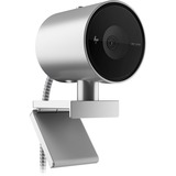 HP 950 4K Webcam argento, Full HD, 30 fps, 1x, Auto, Auto, USB 3.2 Gen 1 (3.1 Gen 1)
