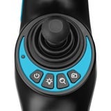 Hazet Set di videoendoscopi HD con sonda orientabile a 360° Ø 3,9 mm, 4 pezzi, Macchina fotografica di ispezione Nero/Blu